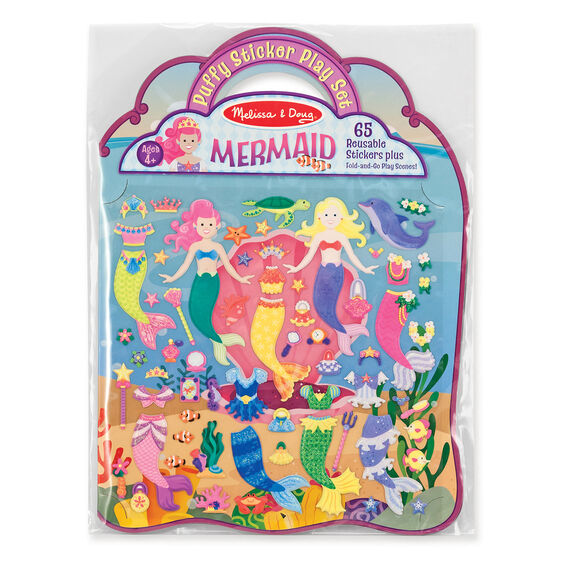 Puffy Sticker Play Set Mermaid