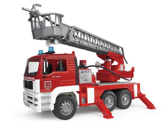 Bruder 02771 MAN Fire Engine w/ Water Pump and Light & Sound Module