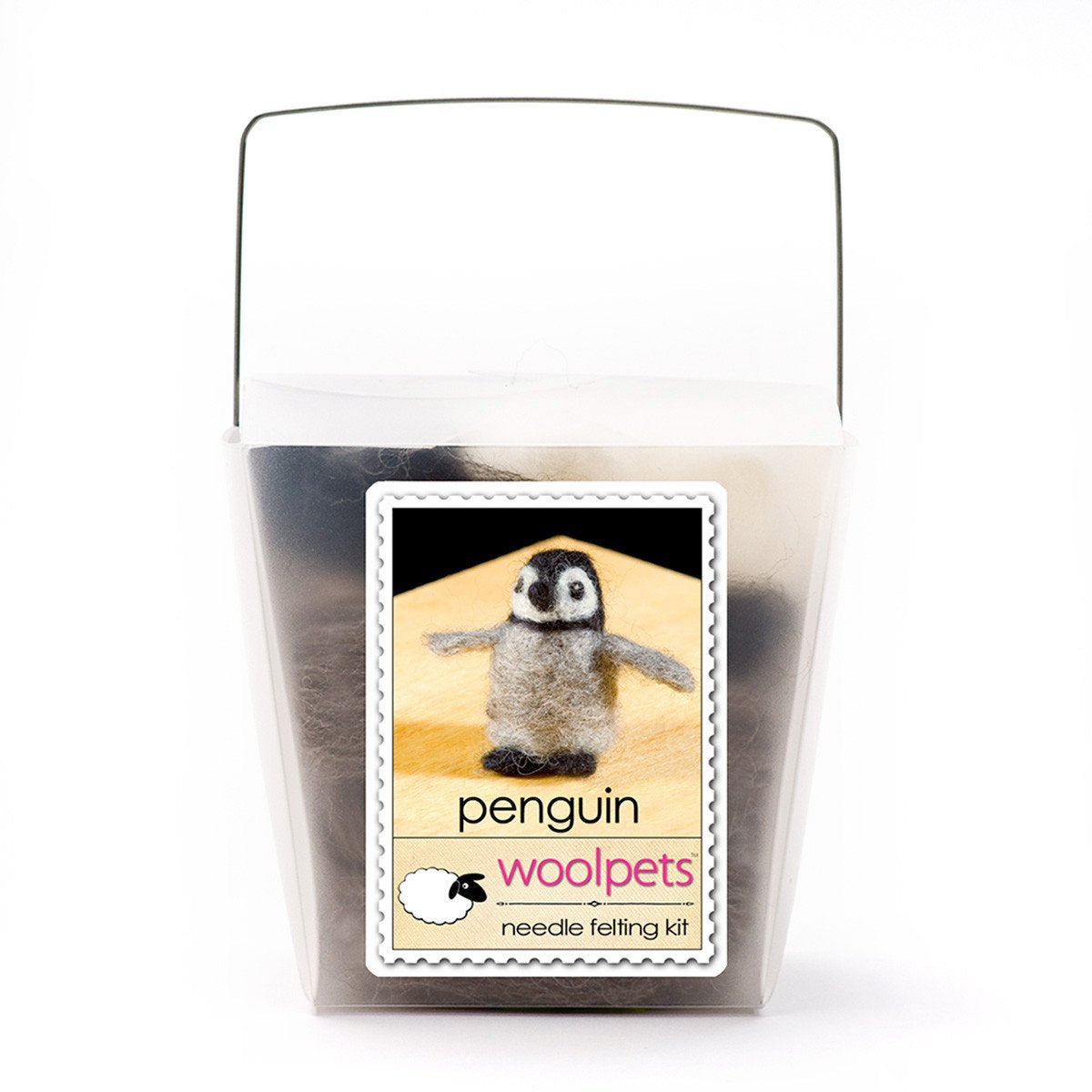 Needle Felting Kit - Penguin