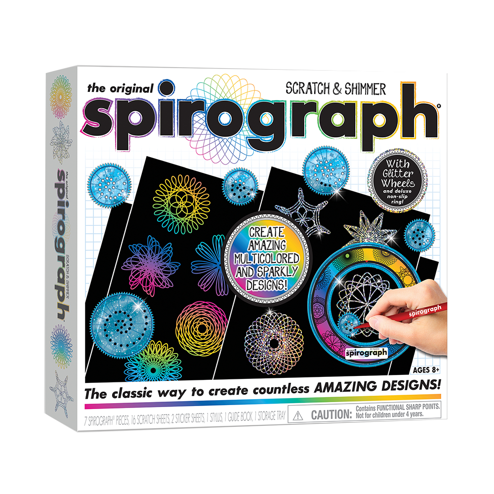 Spirograph Scratch and Shimmer