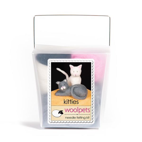 Needle Felting Kit - Kitties