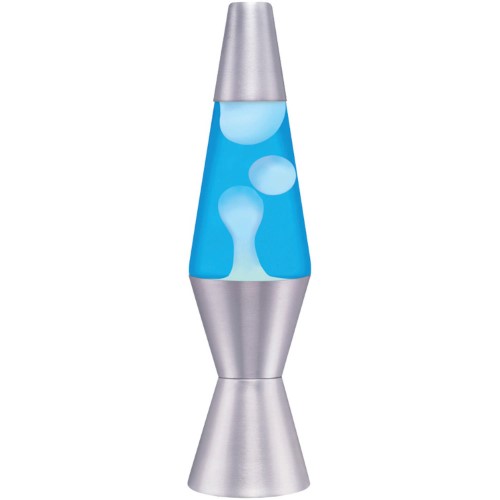 Lava Lamp 11.5” Blue/White