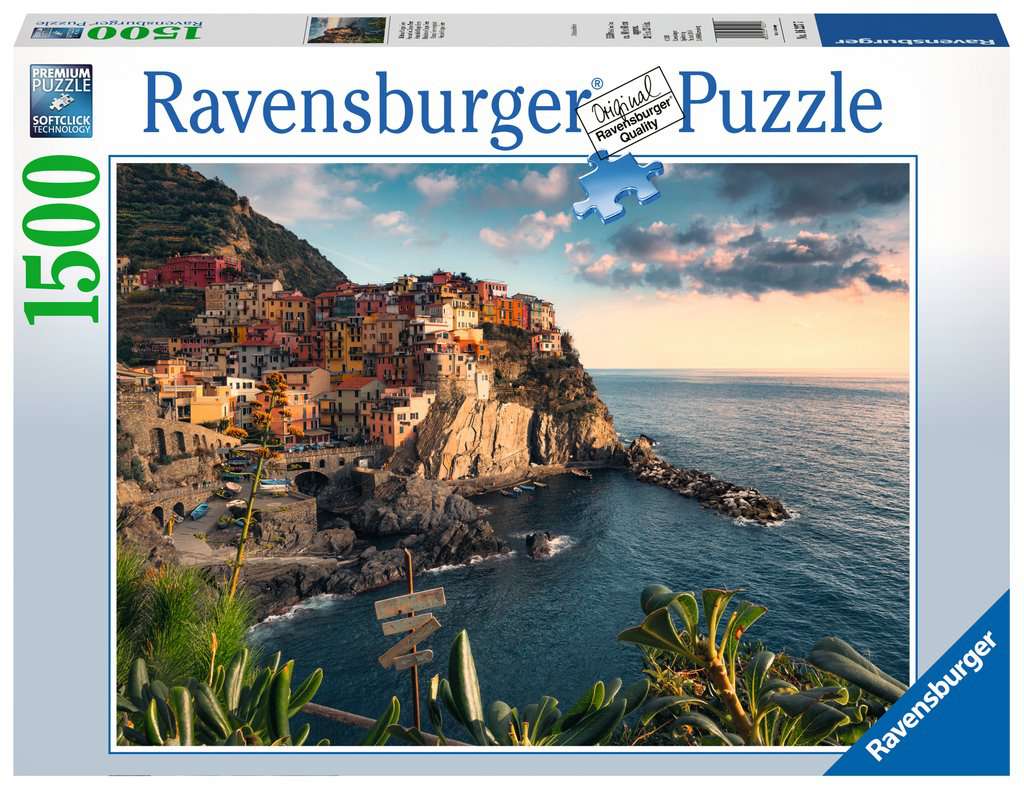 Cinque Terre Viewpoint 1500 Piece Ravensburger Jigsaw Puzzle