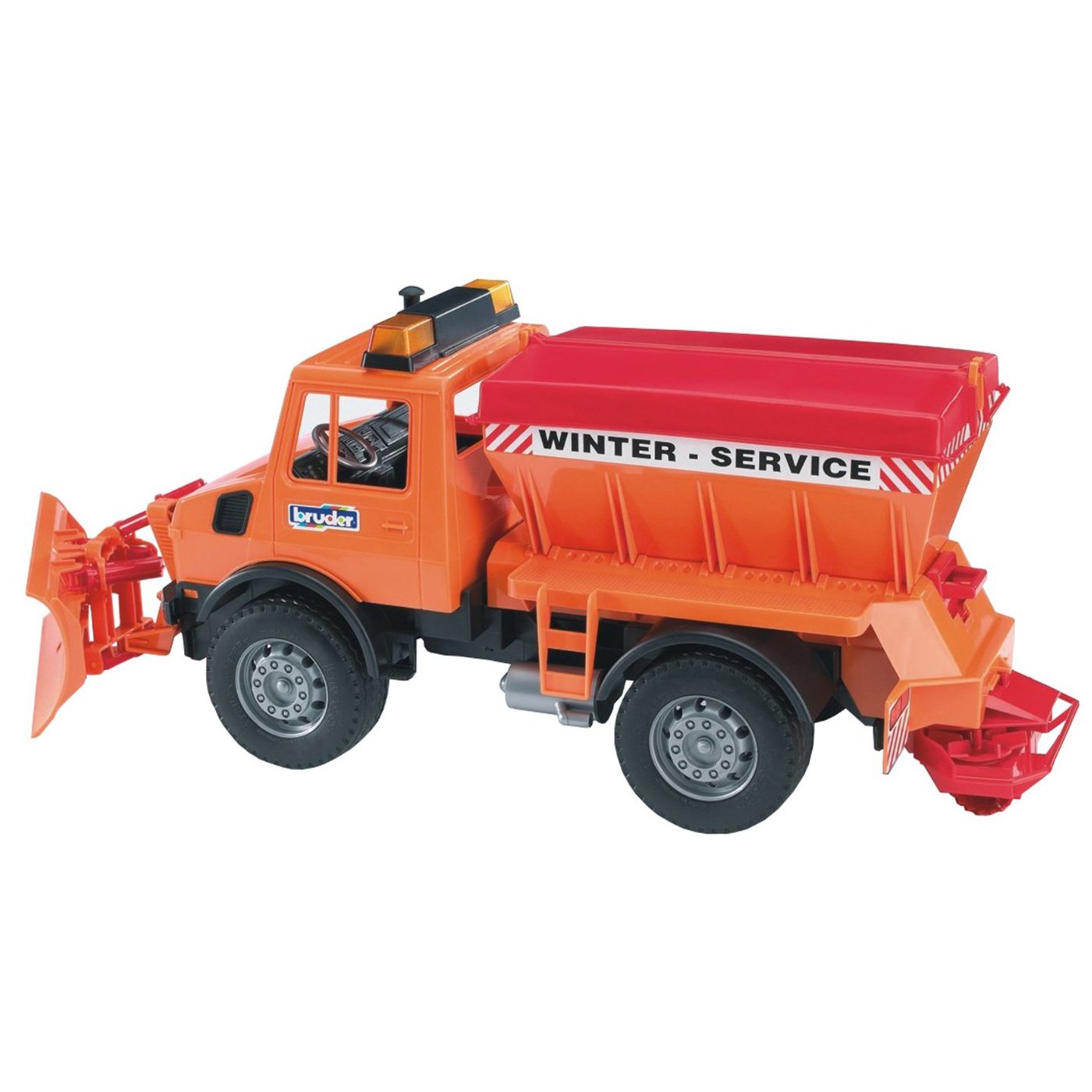 Bruder 02572 MB Unimog with Snow Plow