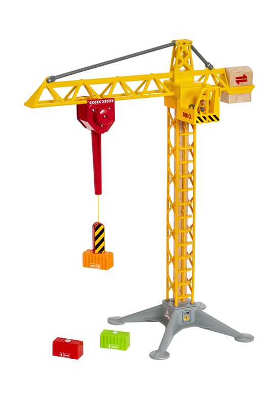 BRIO Light Up Construction Crane