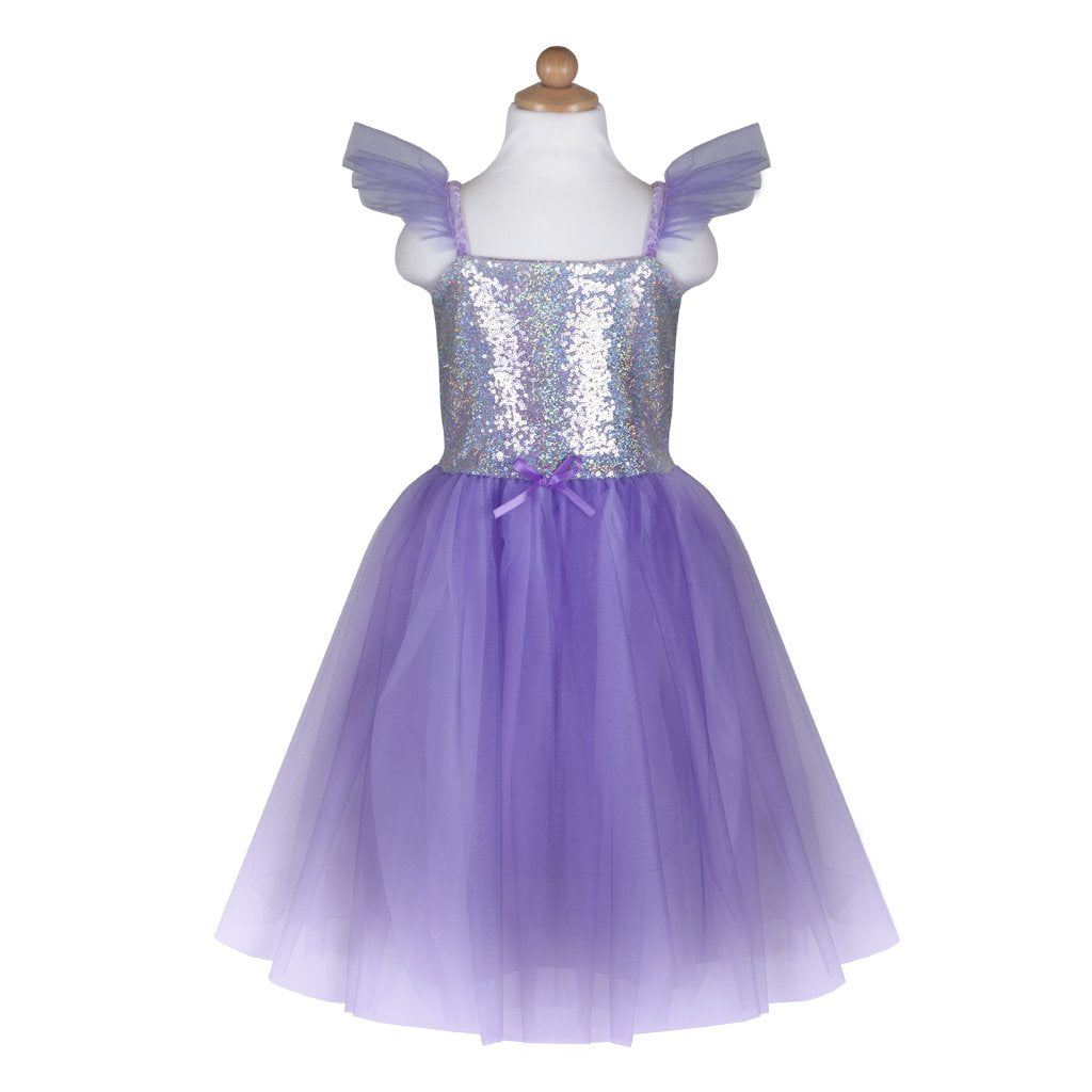 Lilac Sequin Princess Dress, Ages 3-4