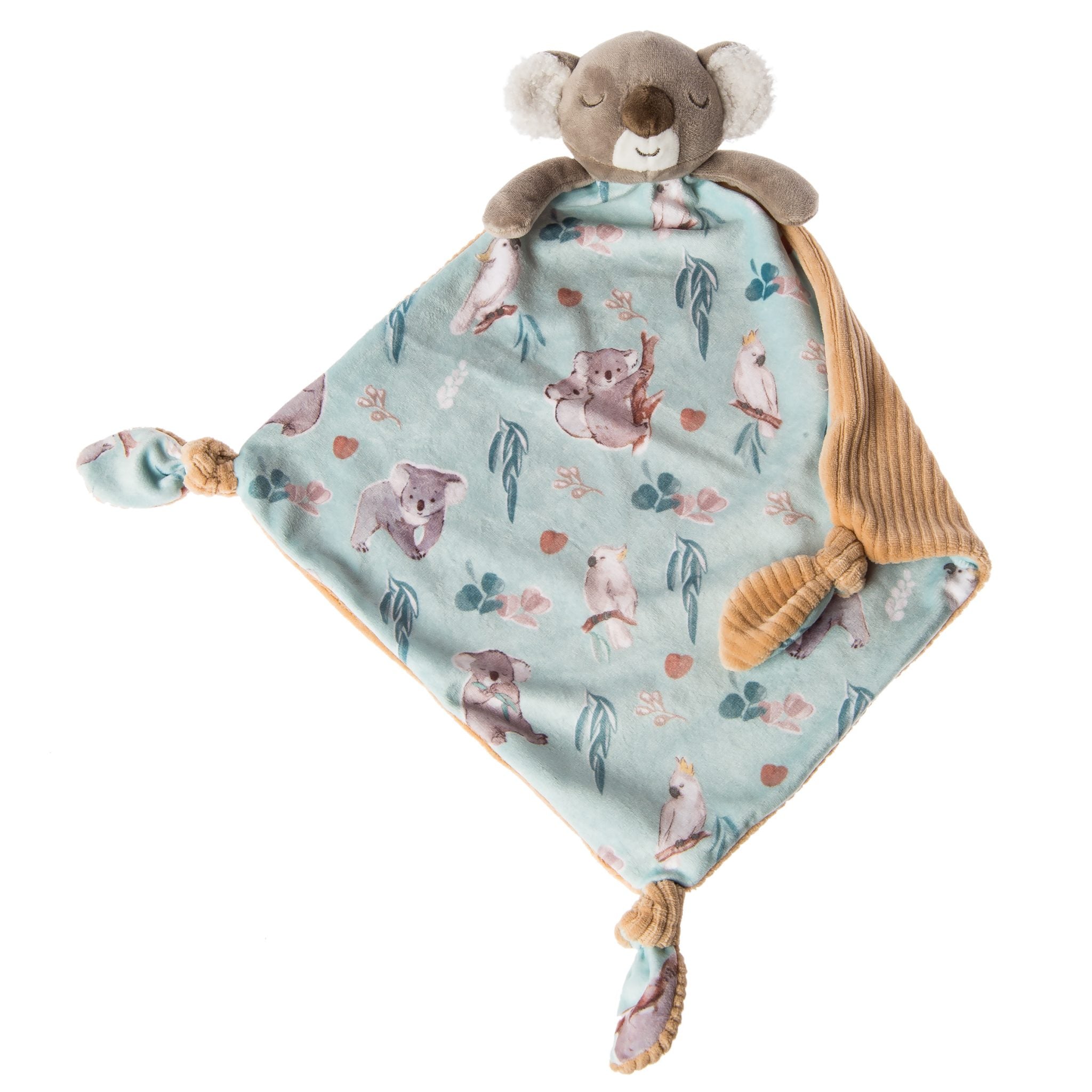 Little Knottie Down Under Koala Blanket – 10×10-Inches