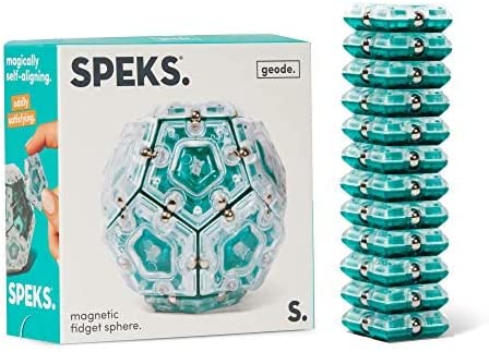 Speks Geode Magnetic Fidget Sphere - Aqua