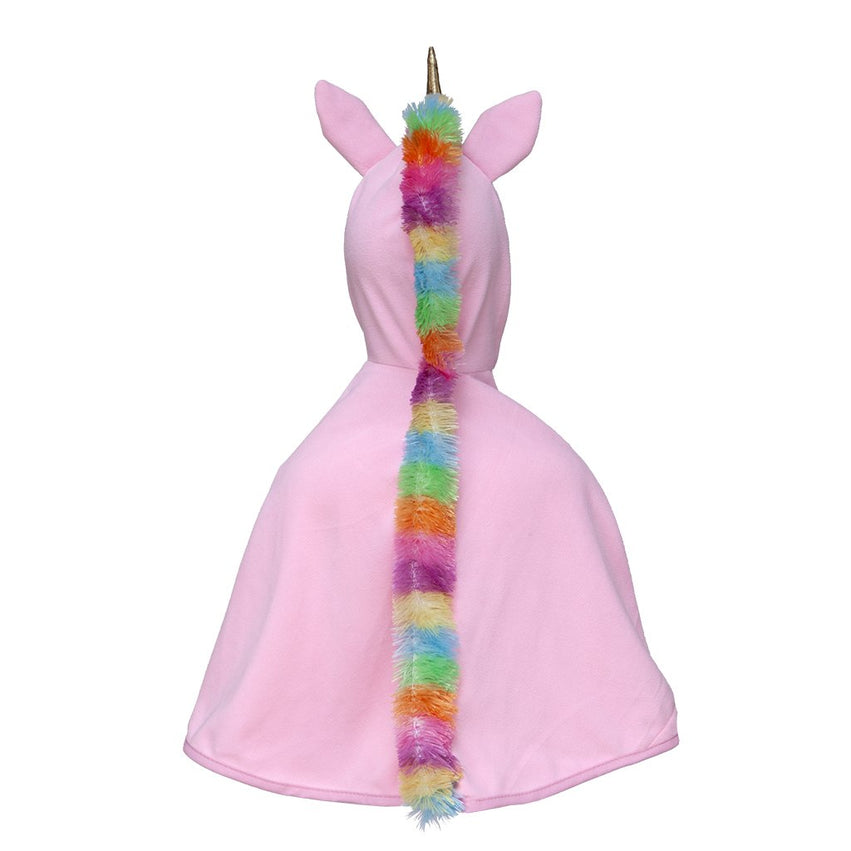 Unicorn Cape Pink/Rainbow 3/4