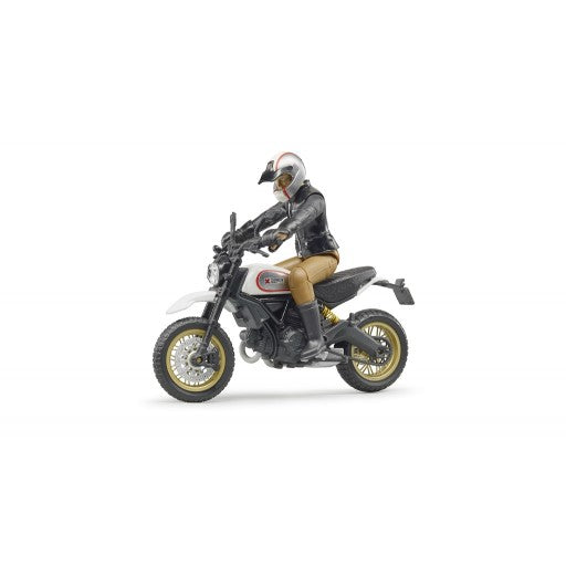 Bruder 62731 Scrambler Ducati Desert Sled with Driver