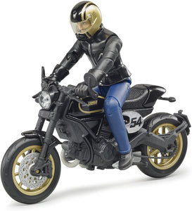 Bruder 62731 Scrambler Ducati Desert Sled with Driver