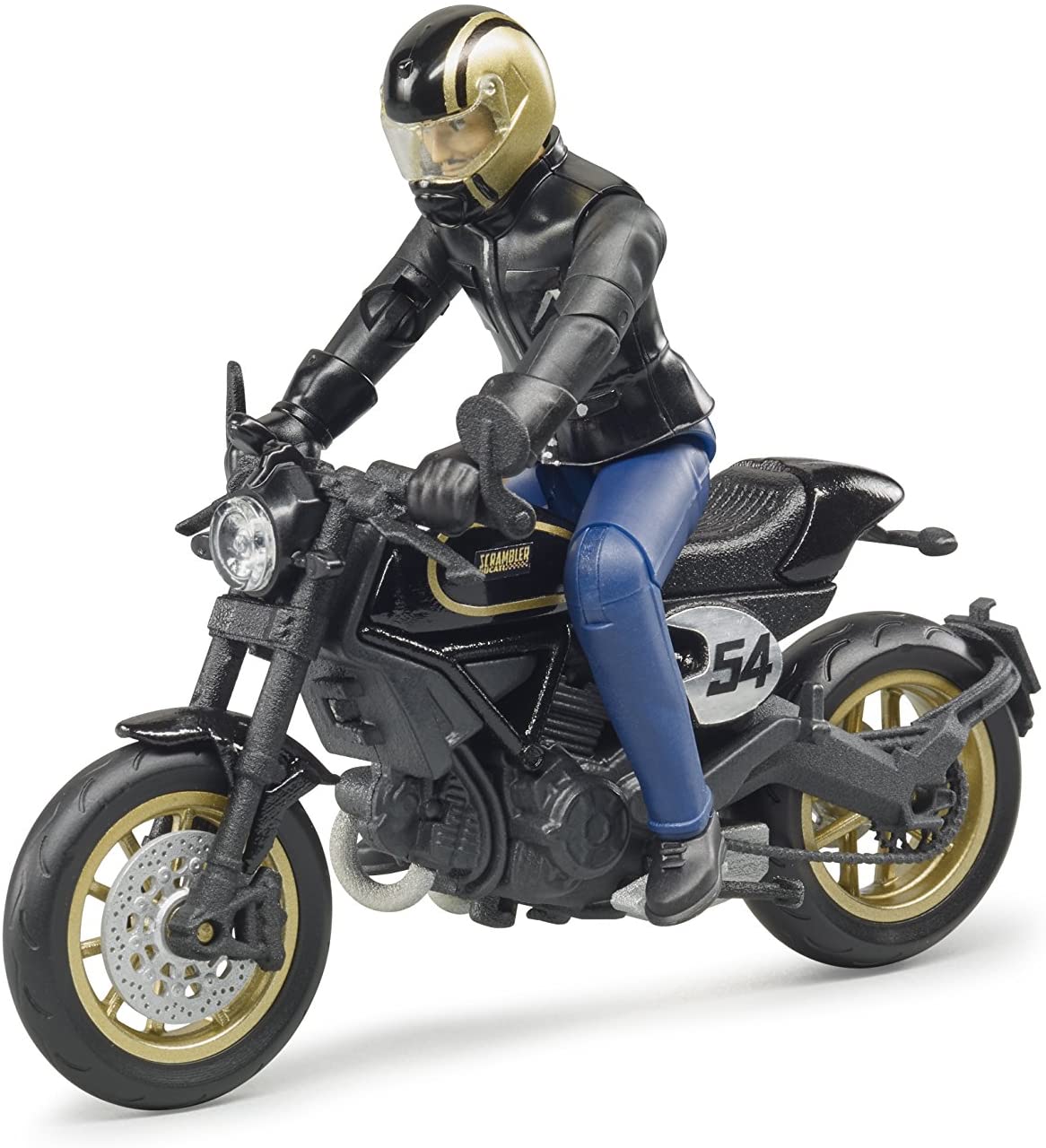 Bruder 62731 Scrambler Ducati Desert Sled with Driver
