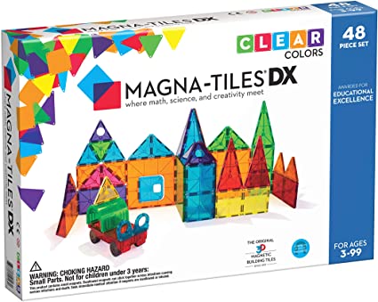 Magna-Tiles 48 Pc Clear Colors