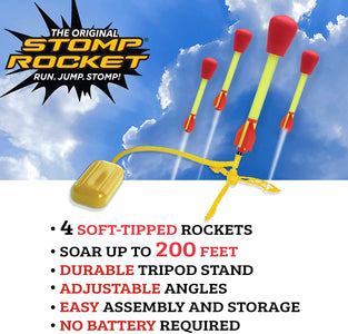 Ultra Stomp Rocket - 4 Rockets