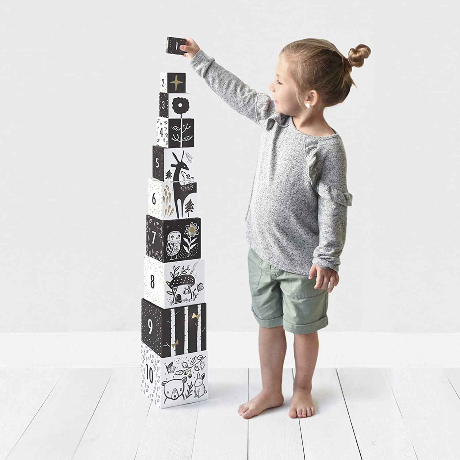 Nesting Blocks Woodland Numbers