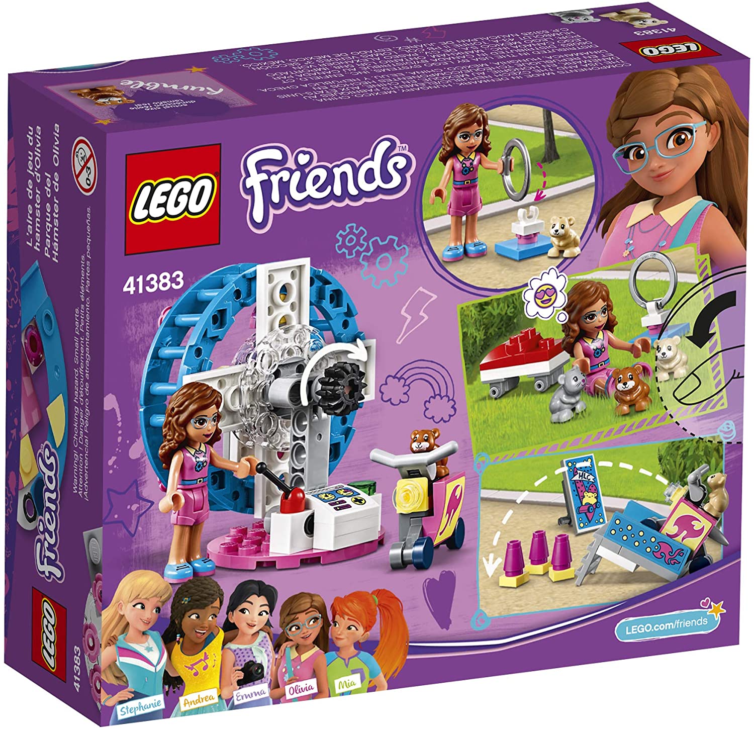 LEGO Friends Olivia’s Hamster Playground 41383