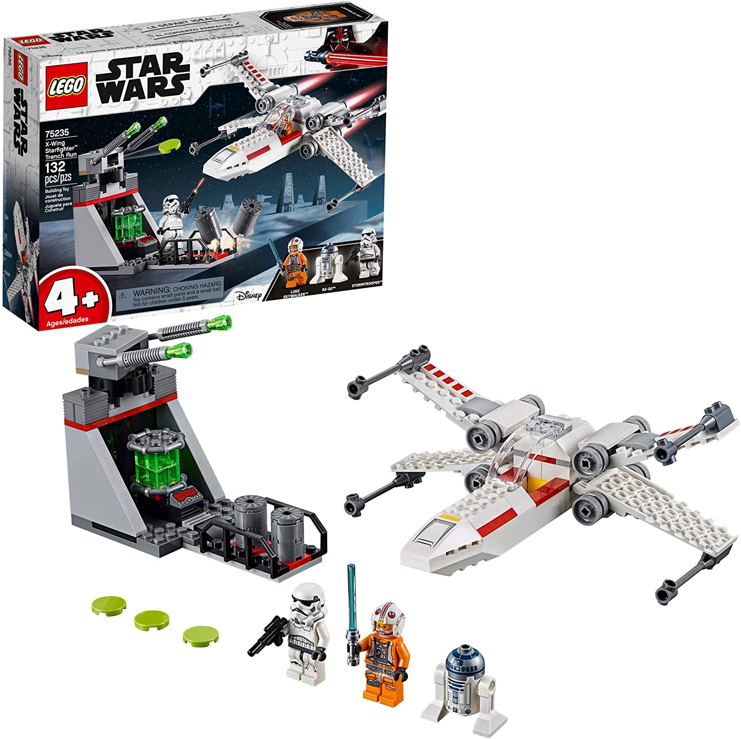 LEGO Star Wars X Wing Starfighter Trench Run 75235