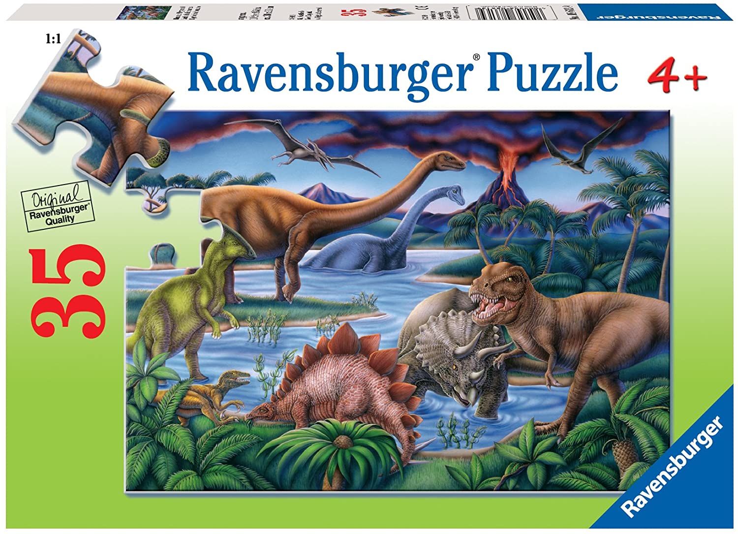 Dinosaur Playground - 35 Piece Puzzle