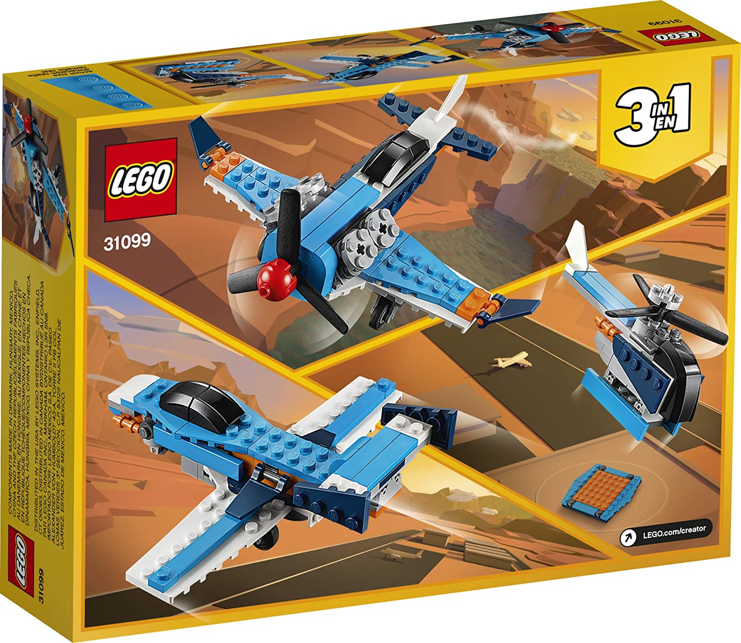 LEGO Propeller Plane 31099