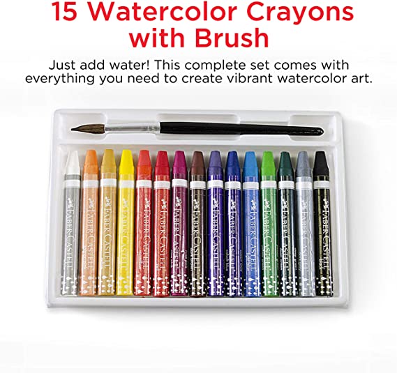 15ct Watercolor Crayons