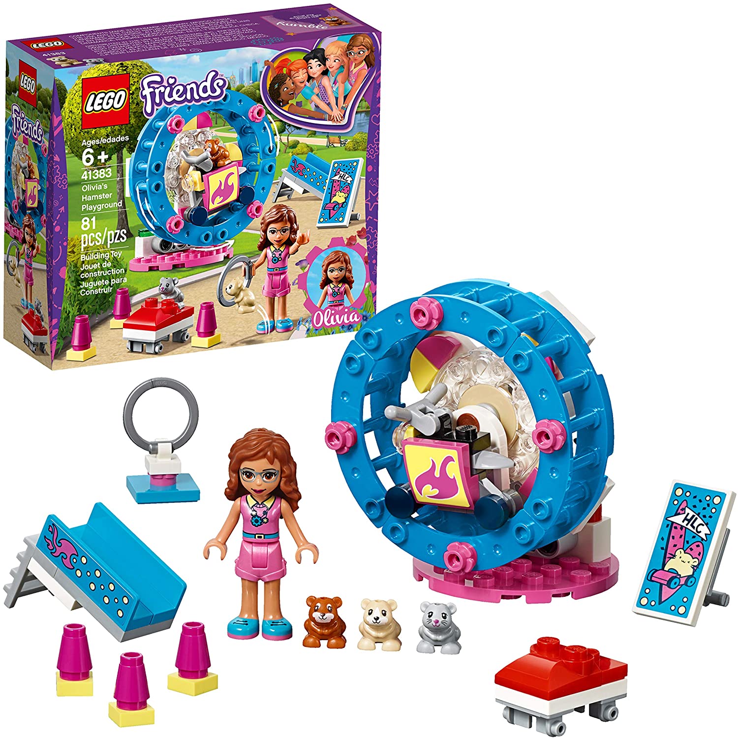 LEGO Friends Olivia’s Hamster Playground 41383