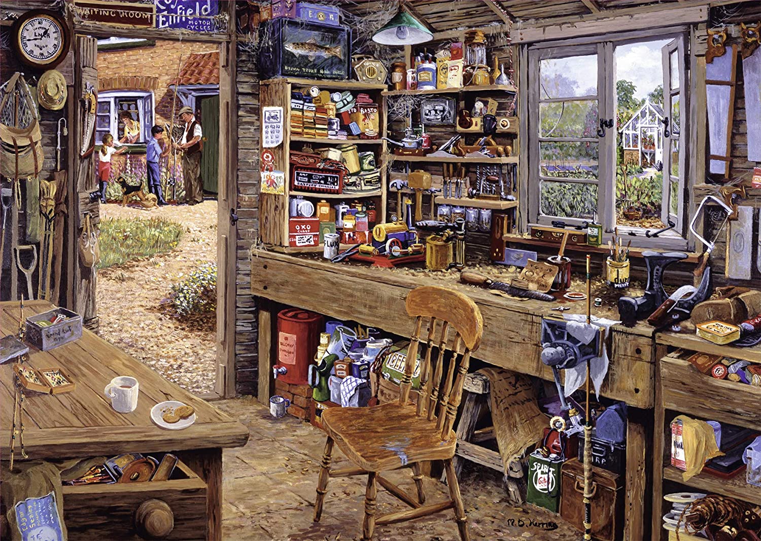 Dad's Shed - 500 Piece Large Format Puzzle
