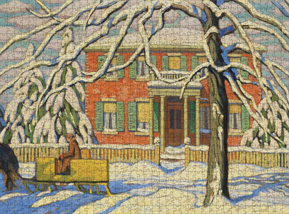 Lawren S. Harris: Red House and Yellow Sleigh - 1,000