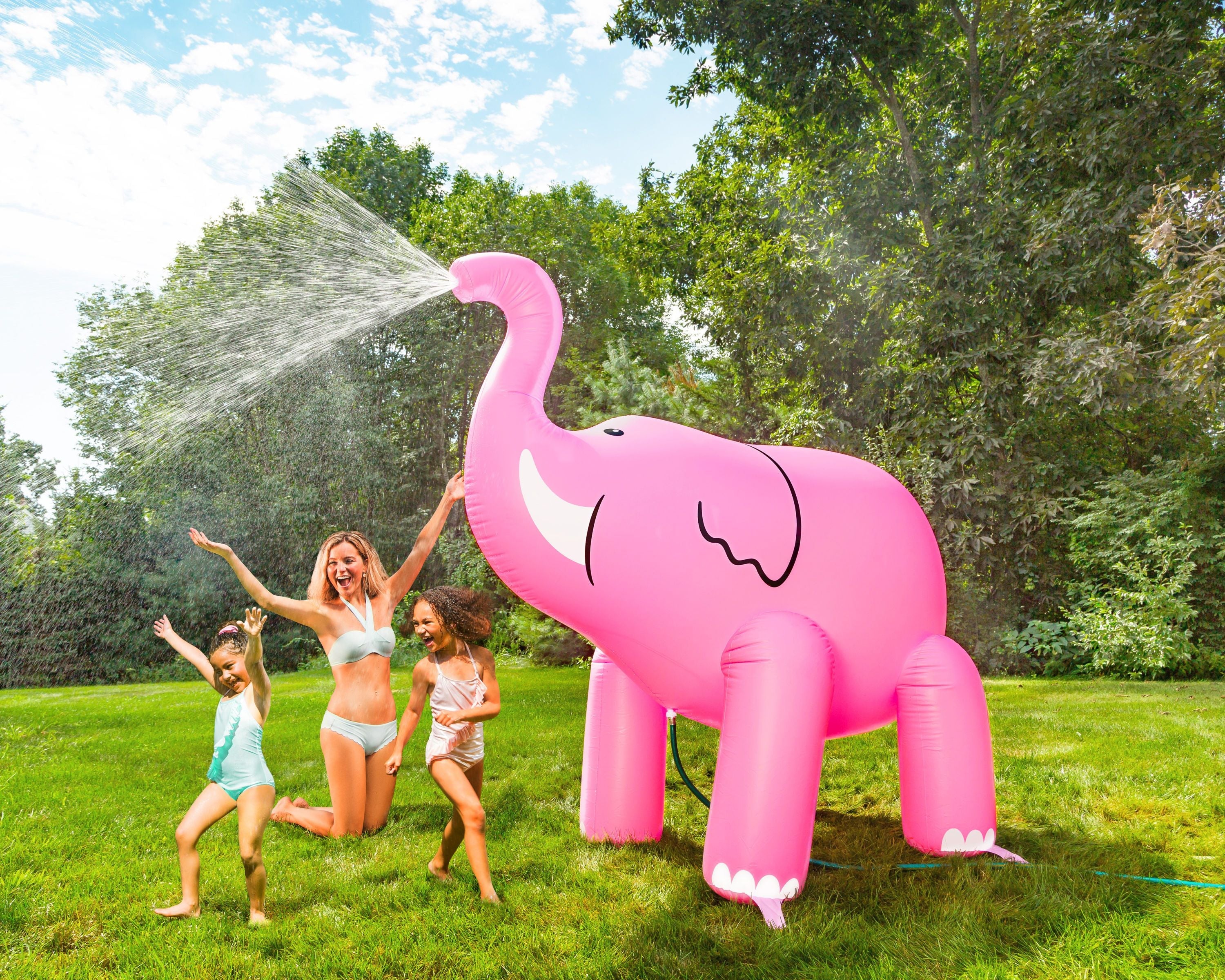 Pink Elephant Yard Sprinkler