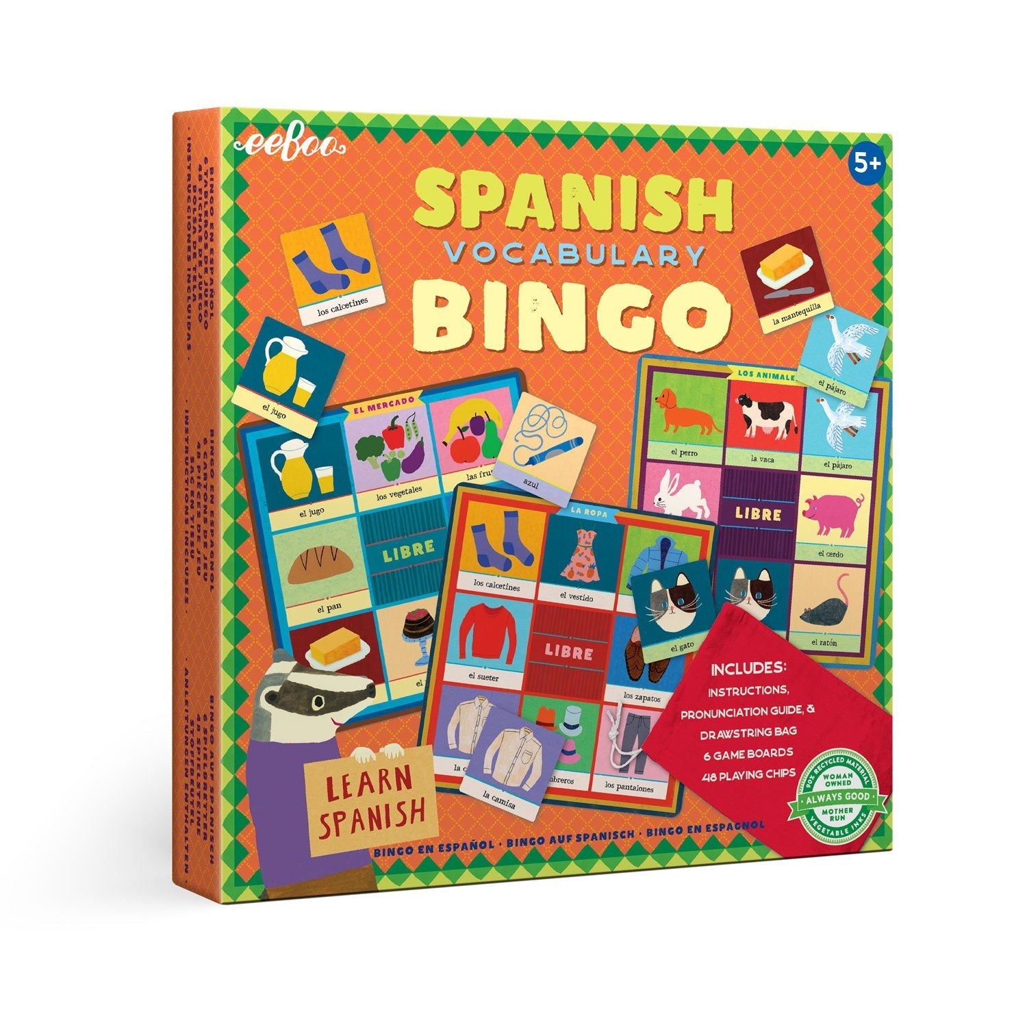 Spanish Vocab Bingo