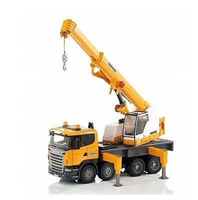 Bruder 03570 SCANIA Liebherr Crane with Light & Sound Mode