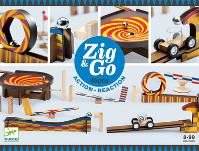 Djeco Zig & Go - 45 pieces
