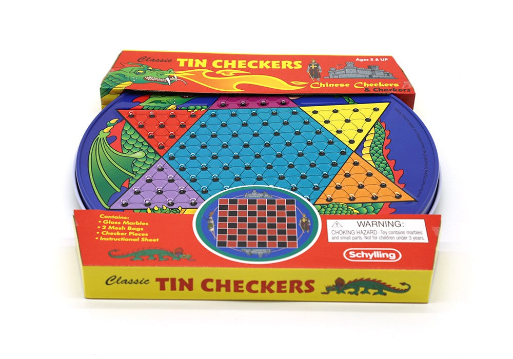 Classic Tin Checkers