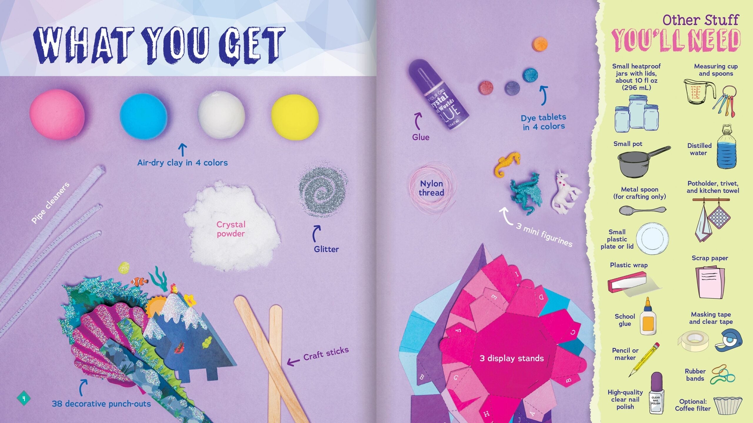 Grow Your Own Crystal Mini Worlds
