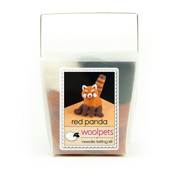 Red Panda Needle Felting Kit