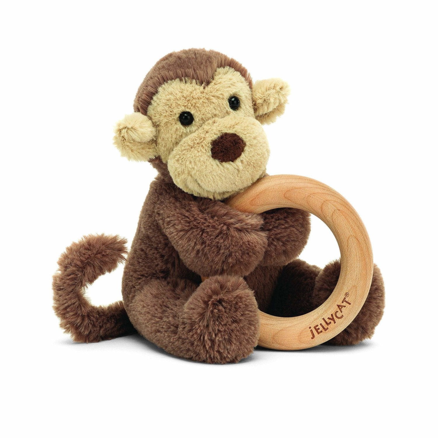 Bashful Monkey Ring Toy
