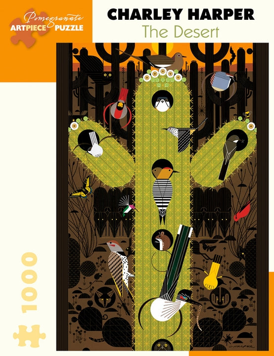 Charley Harper: The Desert 1000 Piece Puzzle