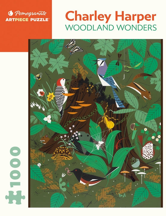 Charley Harper: Woodland Wonders 1000 Piece Puzzle