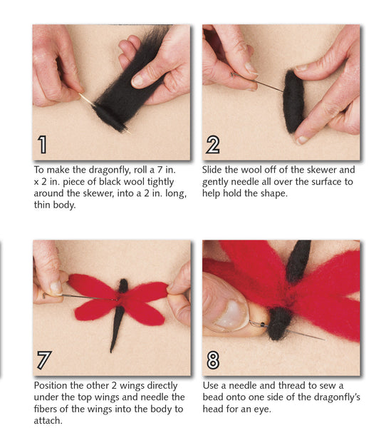 Needle Felting Kit - Bugs