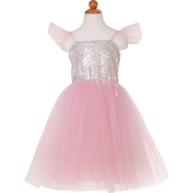 Pink Sequin Princess Dress Size 5-6