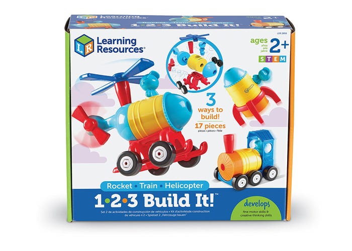 1-2-3 Build It! Rocket, Train, Helicopter