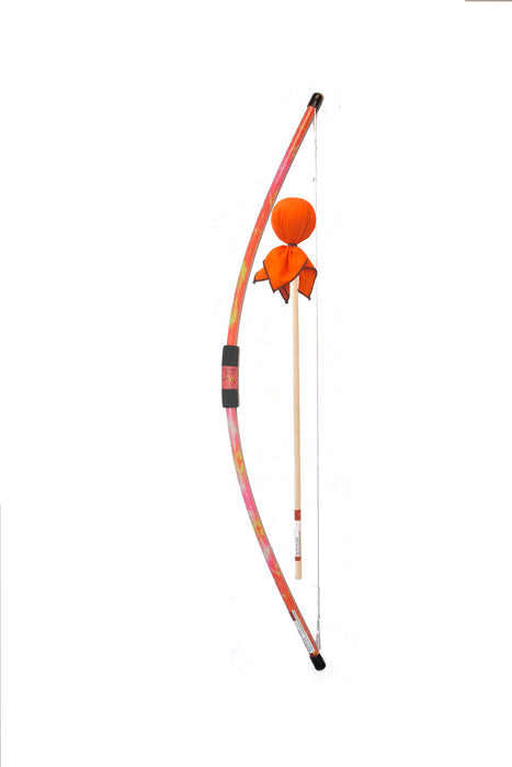 Orange Tie-Dye Bow