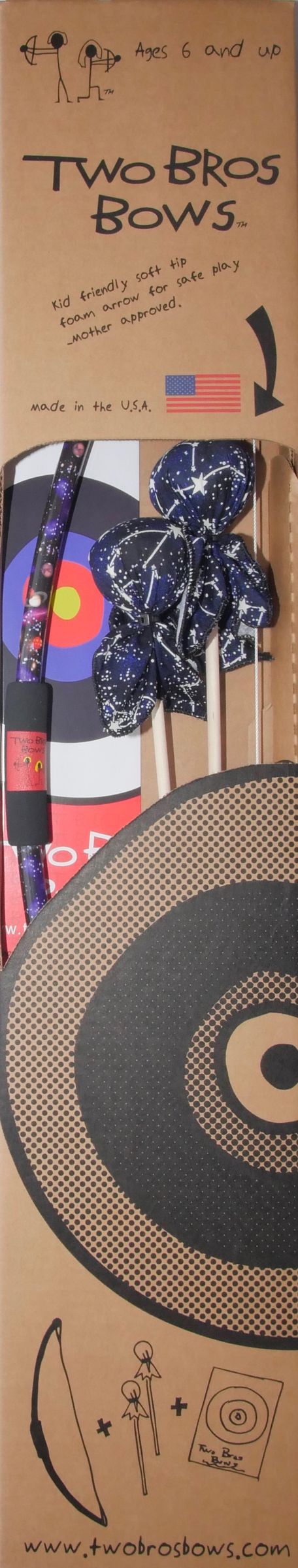 Two Bros Bows Boxed Set - Galaxy