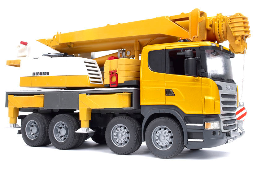 Bruder 03570 SCANIA Liebherr Crane with Light & Sound Mode