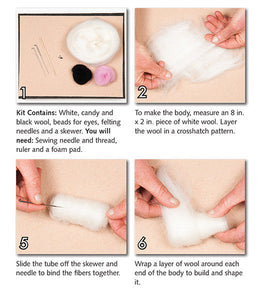 Needle Felting Kit - Unicorn